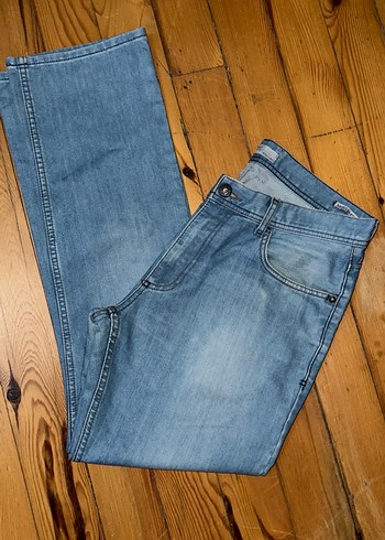 Erkek Mavi Denim Regular 879 W34/L32 - Görsel 7