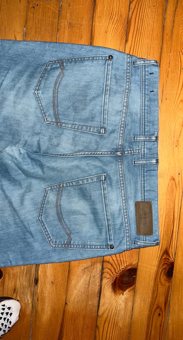 Erkek Mavi Denim Regular 879 W34/L32 - Görsel 5