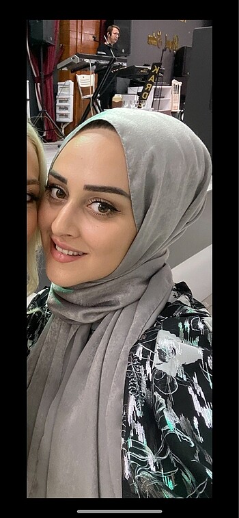 m Beden gri Renk Abiye elbise
