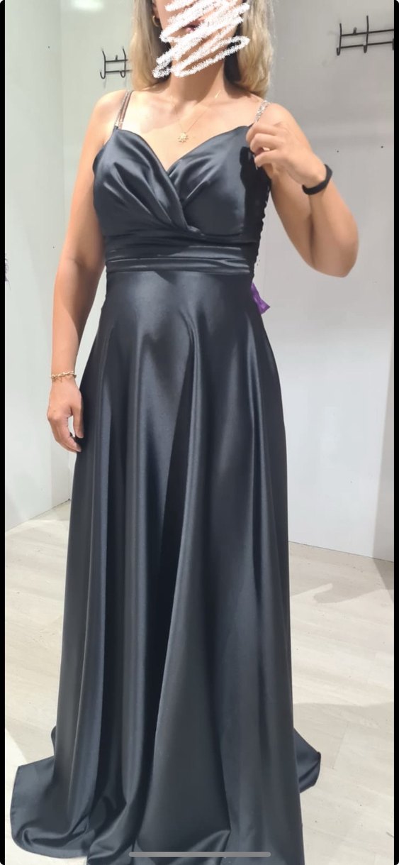 Siyah abiye elbise - Görsel 3