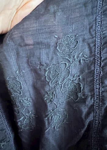 Siyah Nakışlı Gotik Kadın Elbisesi - Görsel 5