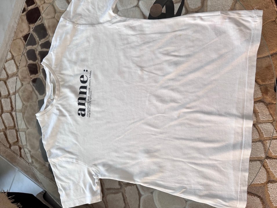 7-8 yaş LCW marka Baskılı Beyaz Kadın Tişört - Görsel 2