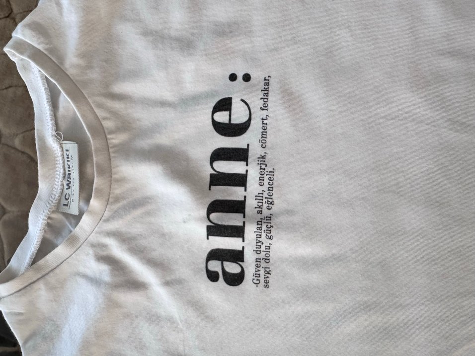 7-8 yaş LCW marka Baskılı Beyaz Kadın Tişört - Görsel 3