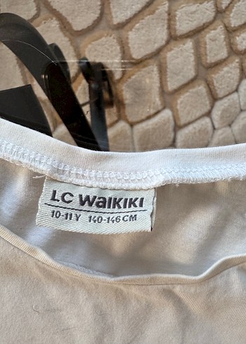 9-10 yaş Kız Çocuk Beyaz Pamuklu Baskılı Tişört - Görsel 3