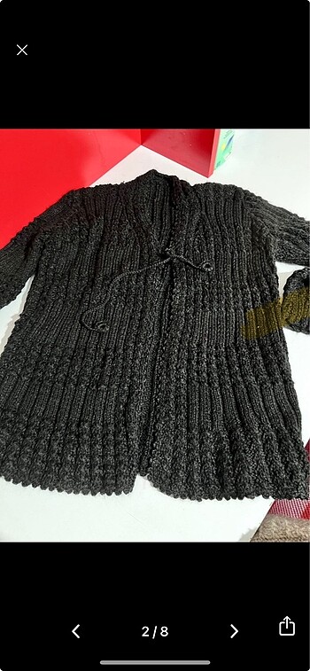s Beden siyah Renk El örgüsü ceyizlik hırka sıfır