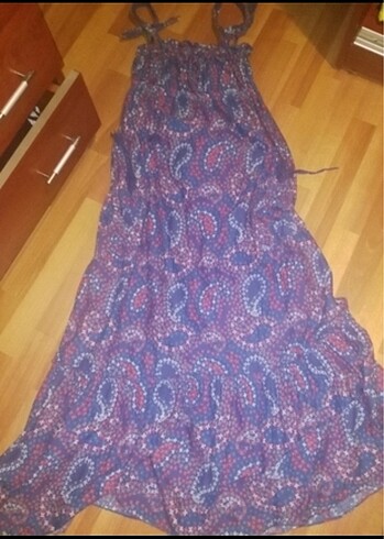36 beden uzun elbise