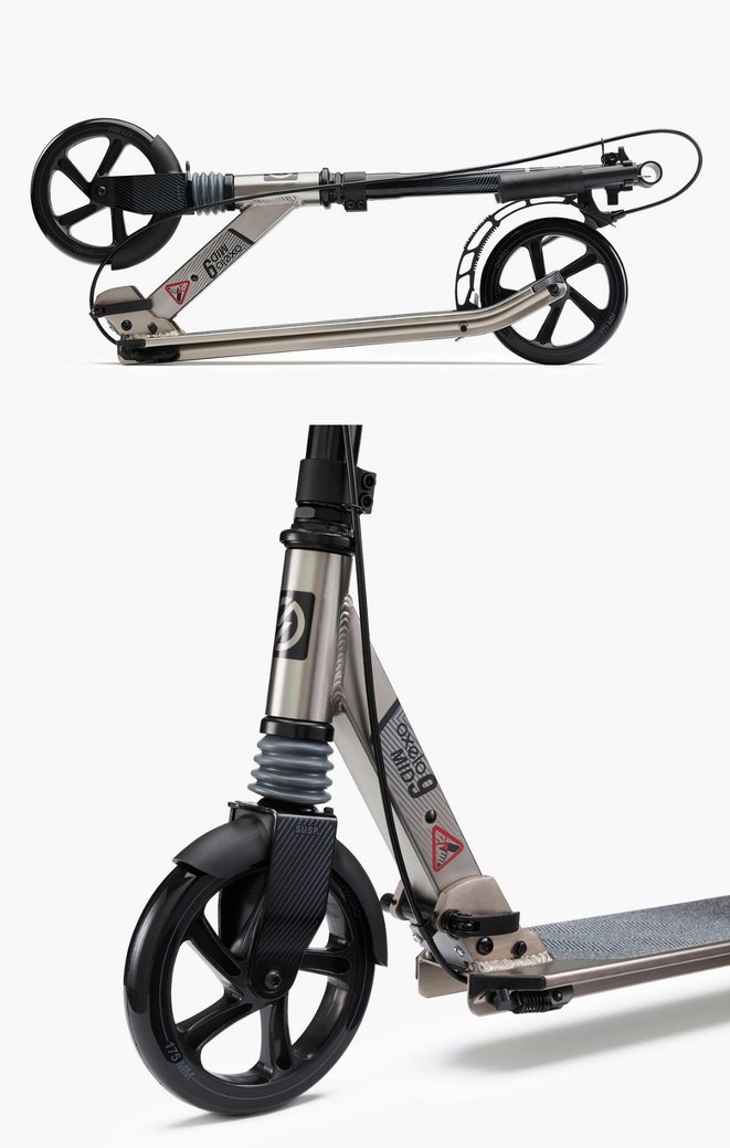 Gri Çocuk Scooter'ı - Görsel 2