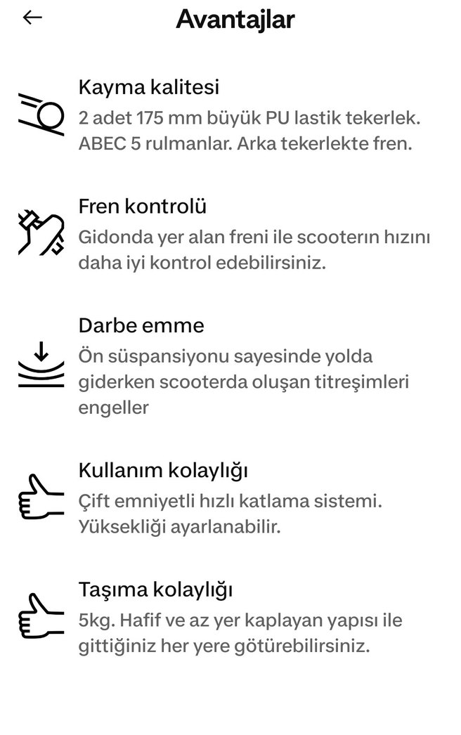 Gri Çocuk Scooter'ı - Görsel 4