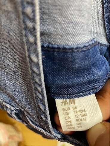 12-18 Ay Beden H&M salopet
