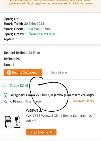 Weewell Beyaz Bebek Kamerası ve Monitörü - Görsel 5