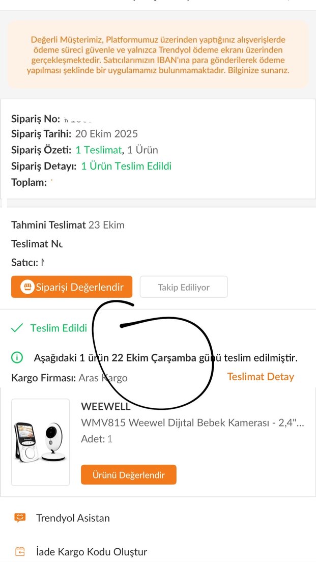 Weewell Beyaz Bebek Kamerası ve Monitörü - Görsel 5