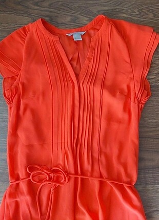 H&M nar çiçeği elbise
