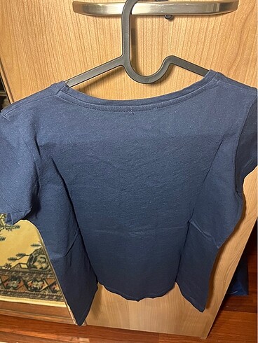 l Beden Lacivert Kısa Kollu Tshirt