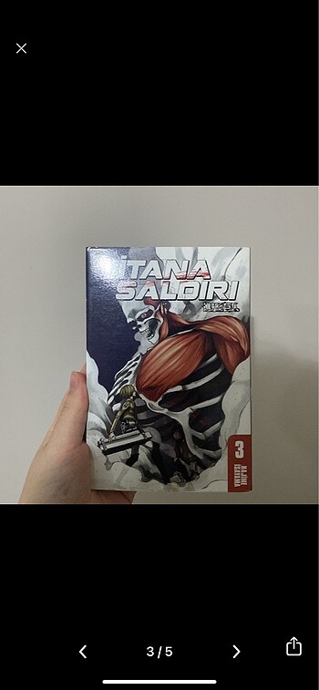  Beden attack on titan manga(ciltli)