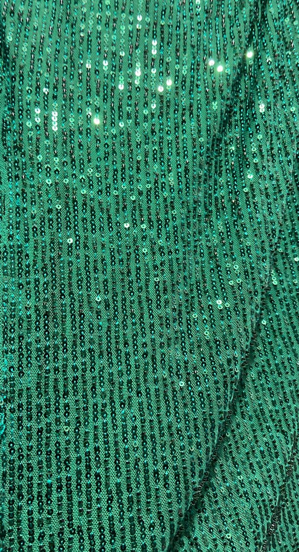 Uzun Yeşil  Abiye Elbise - Görsel 3