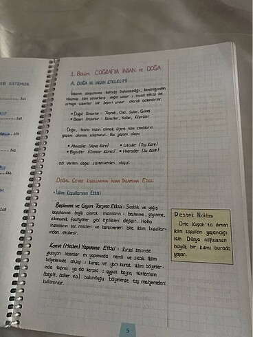  Tyt coğrafya destek defterim ens yayınları