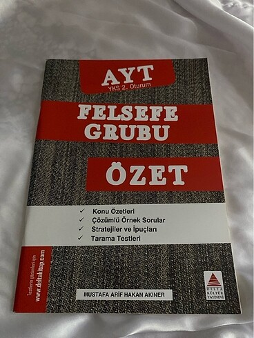 Ayt felsefe grubu özet delta yayınları