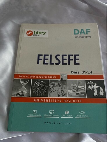 Birey yayınları Felsefe daf