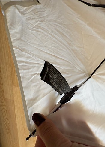 Beyaz Pilili Kadın Şemsiye - Görsel 3