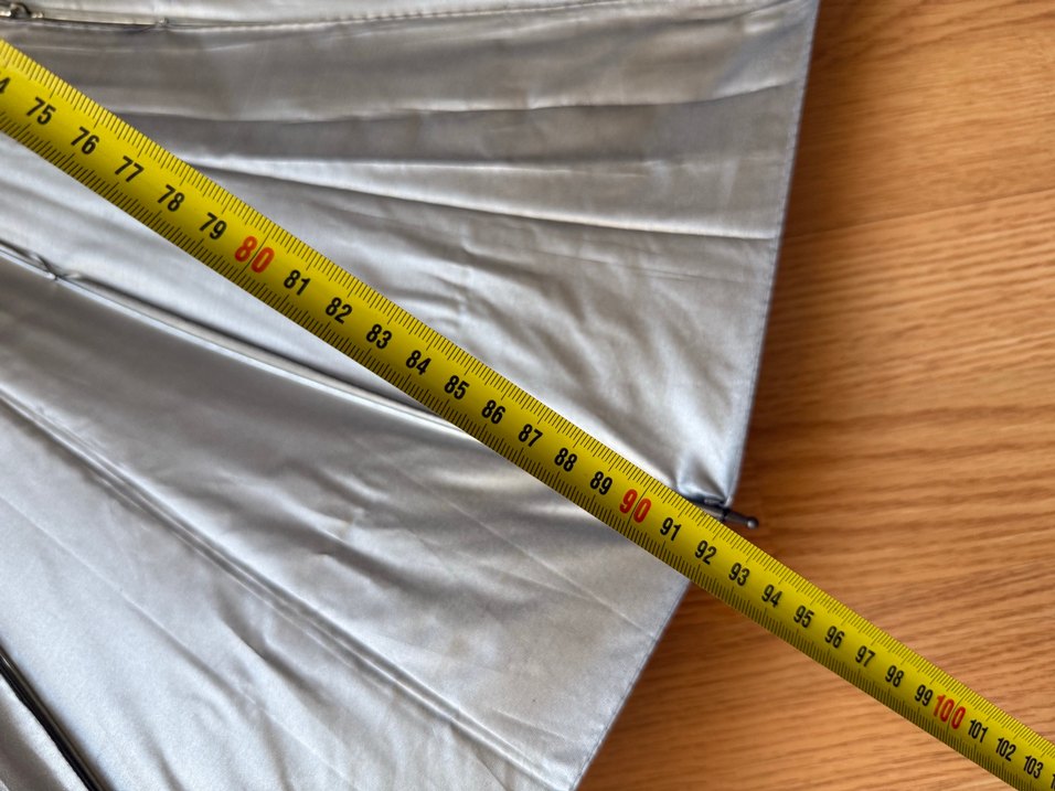 Koyu Mavi Pilili Kadın Şemsiye - Görsel 2