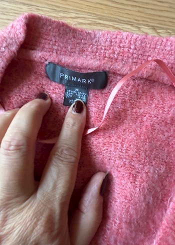 Primark Pudra Pembe Triko Düğmeli Kadın Hırka