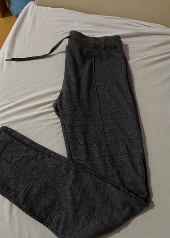 Bershka Gri Kemerli Kadın Eşofman Altı