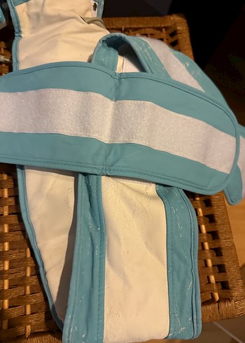 Turkuaz Parlak Desenli Hemşire Korsesi - Görsel 4