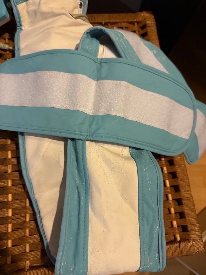 Turkuaz Parlak Desenli Hemşire Korsesi - Görsel 4