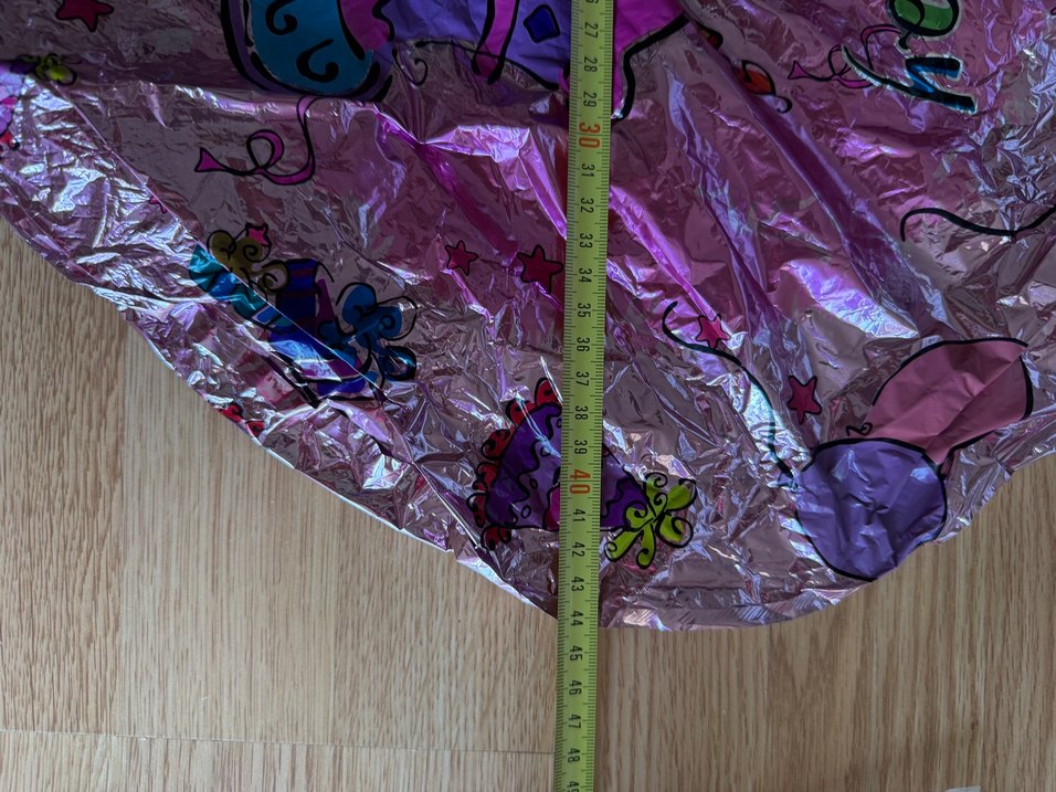 Pembe Renkli Doğum Günü Balonu - Görsel 2