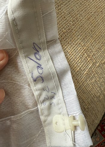 Nakışlı Beyaz Bohem Perde - Görsel 5