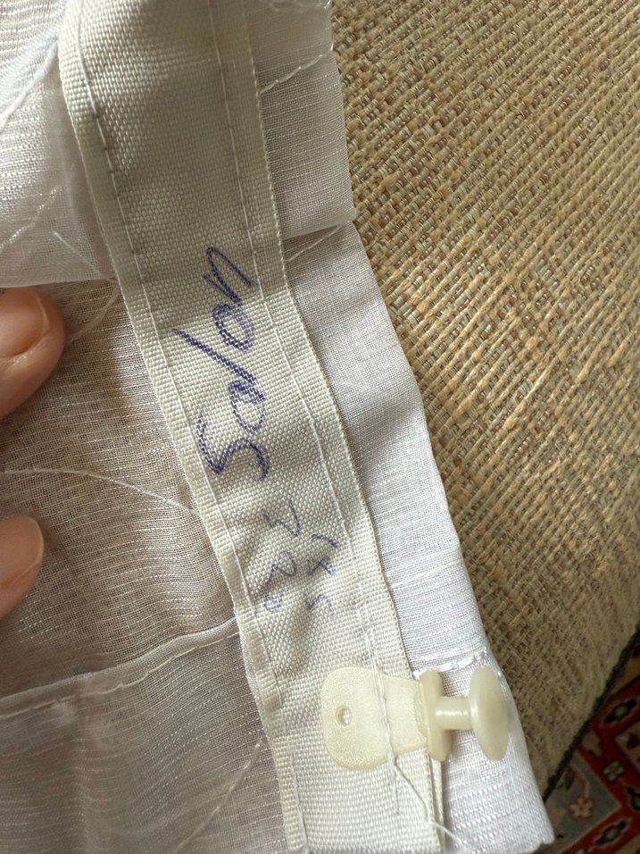 Nakışlı Beyaz Bohem Perde - Görsel 5