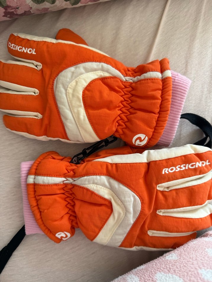 Renkli Kız Çocuk Eldiveni Velcro Bağlamalı kar eldıvenı - Görsel 2