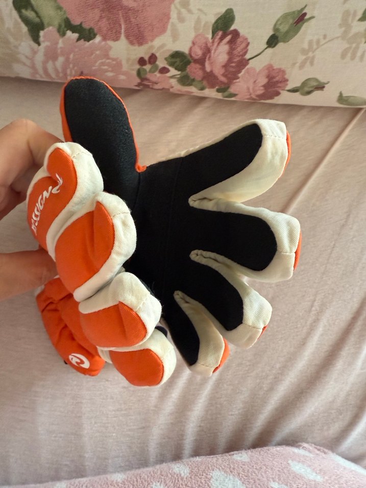 Renkli Kız Çocuk Eldiveni Velcro Bağlamalı kar eldıvenı - Görsel 4