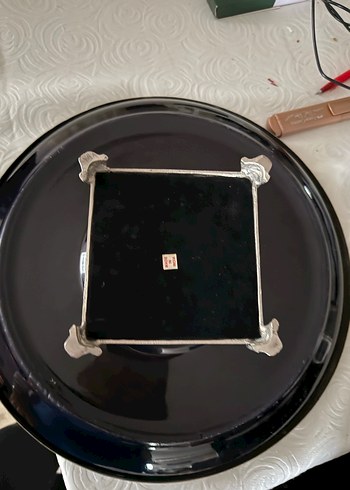 Klasik Siyah Desensiz Tabak - Görsel 4