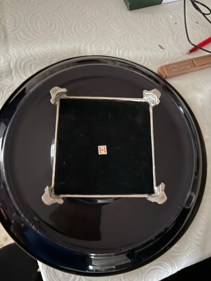 Klasik Siyah Desensiz Tabak - Görsel 4