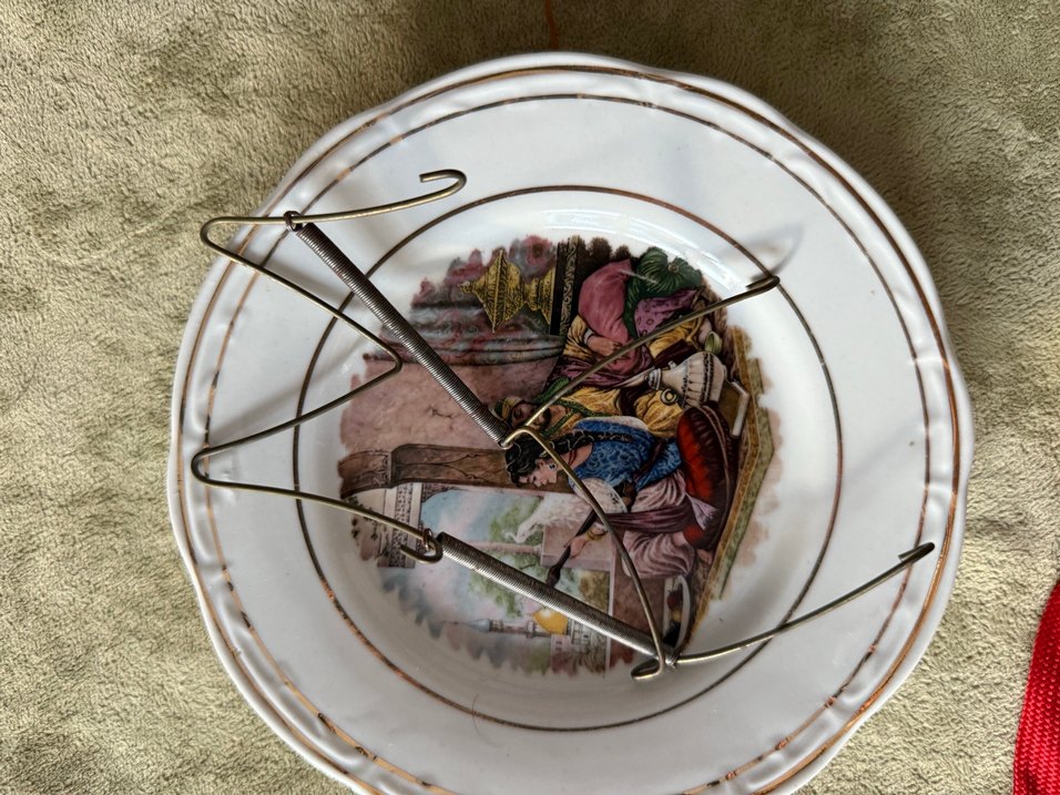 Çok Renkli Baskılı Geleneksel Tabak - Görsel 5