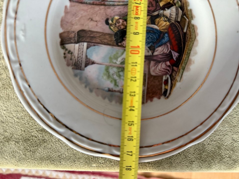 Çok Renkli Baskılı Geleneksel Tabak - Görsel 4