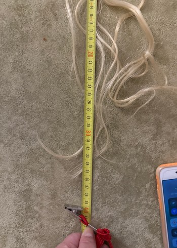 Bej Zincir Detaylı İpeksi Saç Aksesuarı - Görsel 4