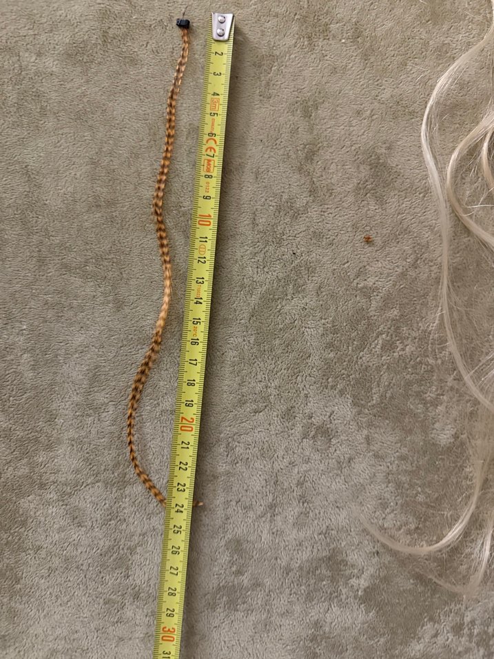 Bej Zincir Detaylı İpeksi Saç Aksesuarı - Görsel 5