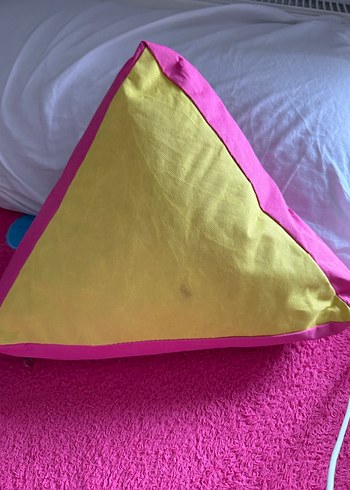 Renkli Üçgen Pop Kültür Yastık - Görsel 2