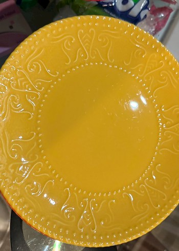 Yeşil Renkli Dekoratif Tabak - Görsel 3