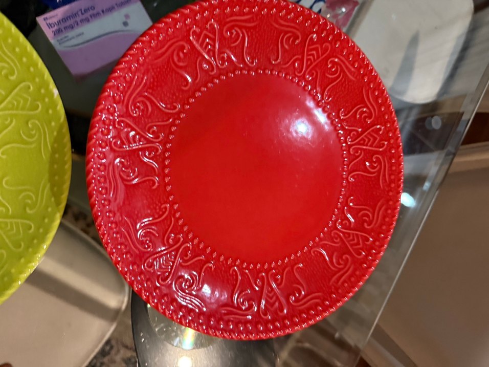 Yeşil Renkli Dekoratif Tabak - Görsel 2