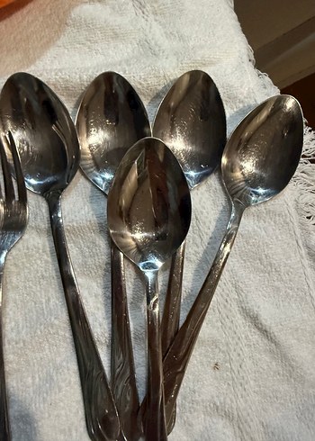 Gri Paslanmaz Çelik Çatal Kaşık Bıçak Seti - Görsel 2