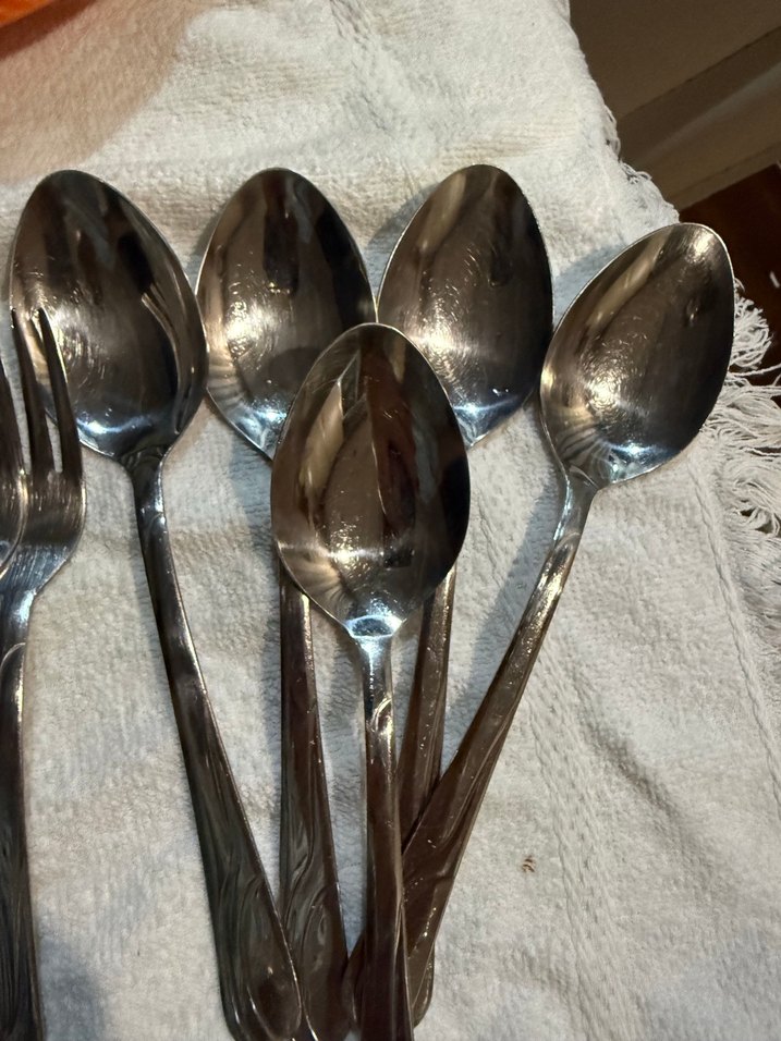 Gri Paslanmaz Çelik Çatal Kaşık Bıçak Seti - Görsel 2