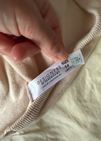 xl Beden camel Renk Bej Kolsuz Midi yelek
