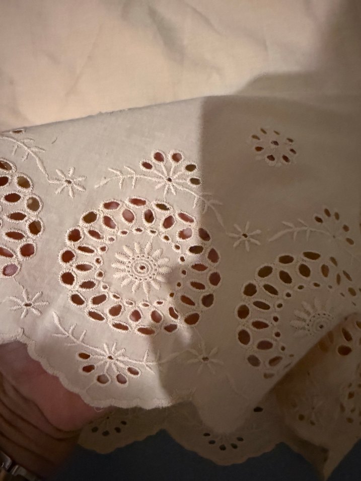 Dantel Detaylı Bej dantel Şort - Görsel 5