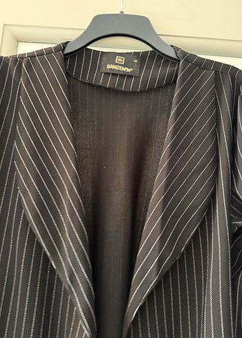 Zara Pilili Siyah Midi Ofis Ceketi