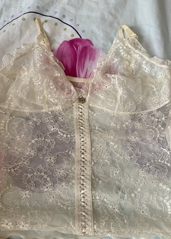 Nakışlı Beyaz takım - Görsel 4