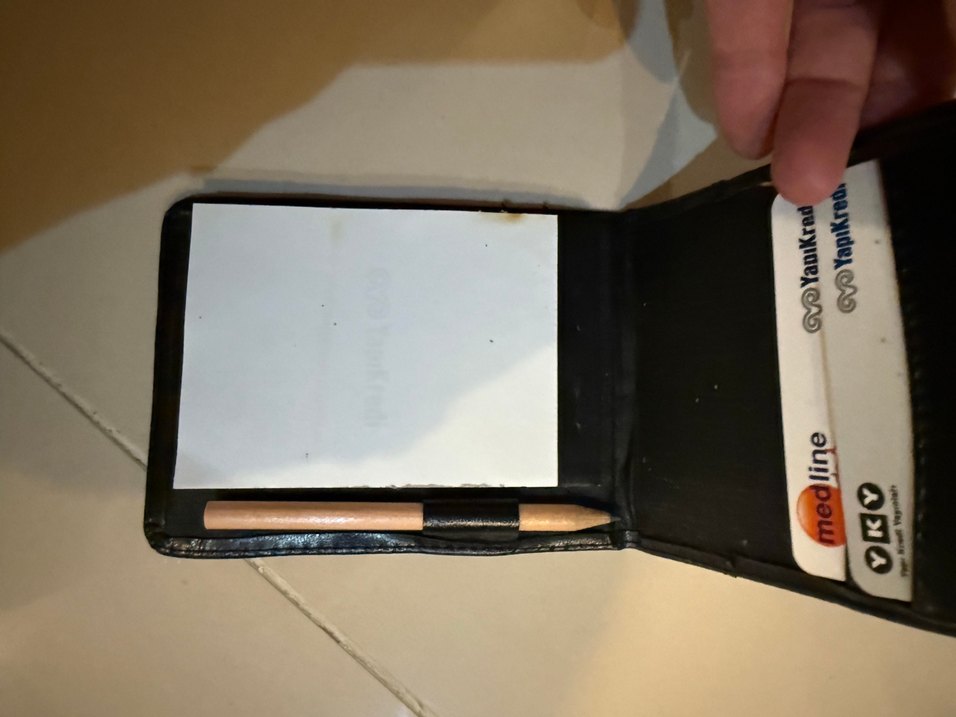 Siyah Deri Erkek Cüzdan - Görsel 2