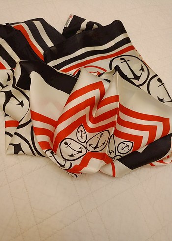 Kadın Çok Renkli İpek eşarp - Görsel 2